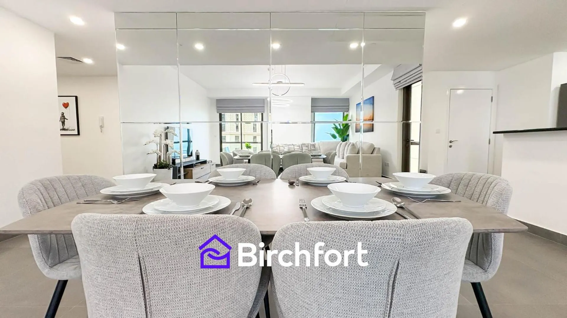 Modern Serenity Retreat In Jbr Dubai Apartment