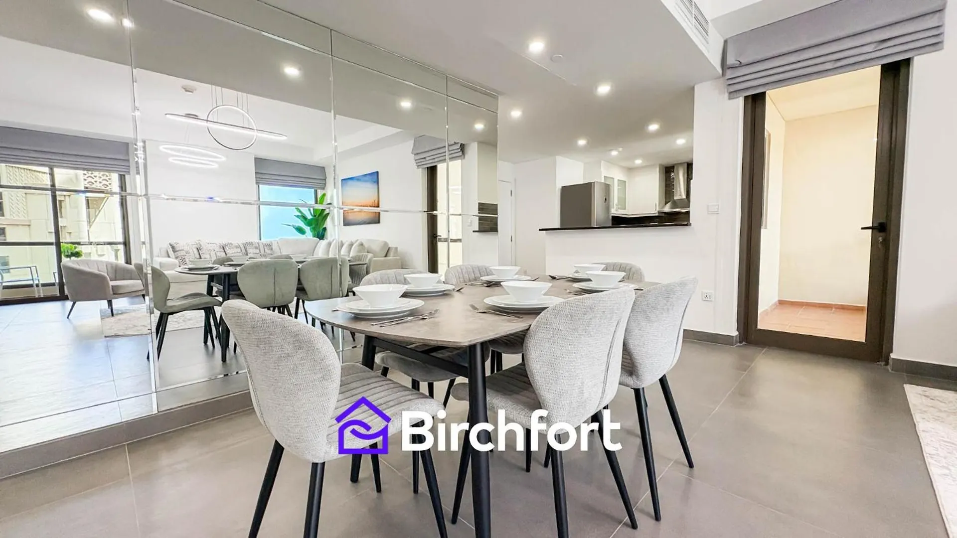 Modern Serenity Retreat In Jbr Dubai Apartment