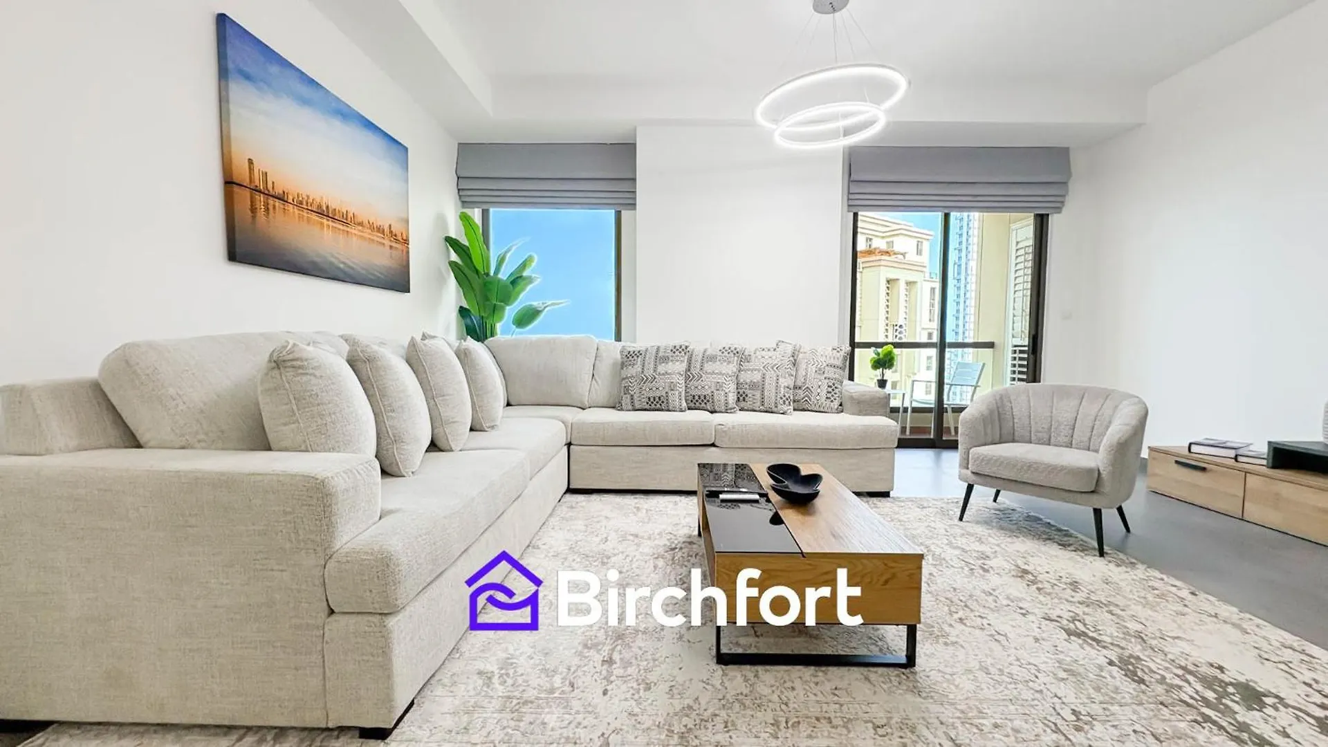 Modern Serenity Retreat In Jbr Dubai Apartment